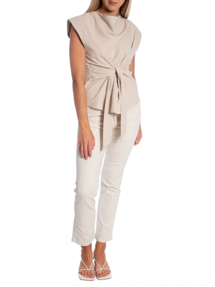 NEO NOIR TOPP KATARIM CREPE IVORY