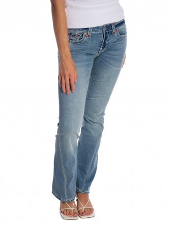 TRUE RELIGION JEANS JOEY LR FLARE SUP T FLAP RIDGE MIST