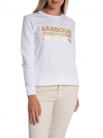 BARBOUR TRÖJA CREW WHITE