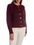 KOFTA SOFT GOLD BUTTON BORDEAUX