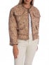 JACKA FRINGE TWEED PINK