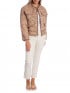 JACKA FRINGE TWEED PINK