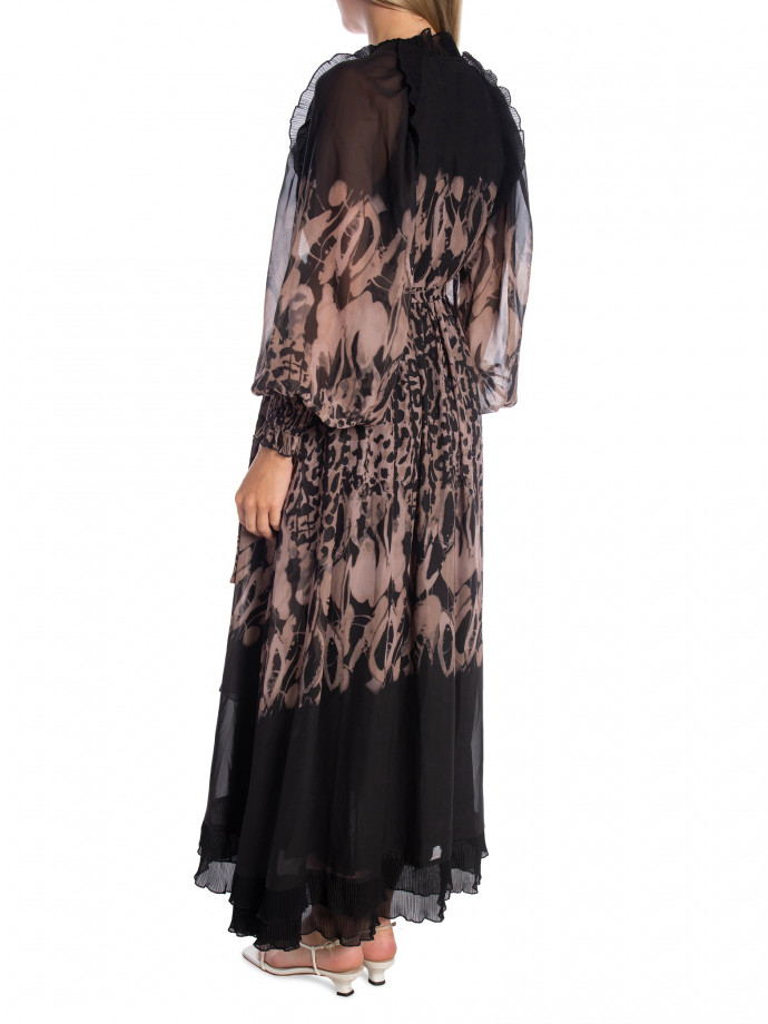 COPENHAGEN MUSE KLÄNNING FRILL BLACK