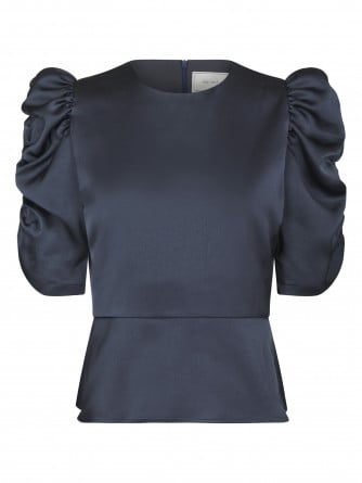 NEO NOIR BLUS BENUA HEAVY SATEEN MIDNIGHT BLUE