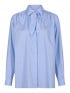 NEO NOIR SKJORTA ROCHELLE SCARF LIGHT BLUE