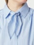 NEO NOIR SKJORTA ROCHELLE SCARF LIGHT BLUE