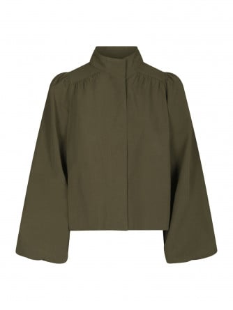 NEO NOIR JACKA TIRSA TWILL ARMY