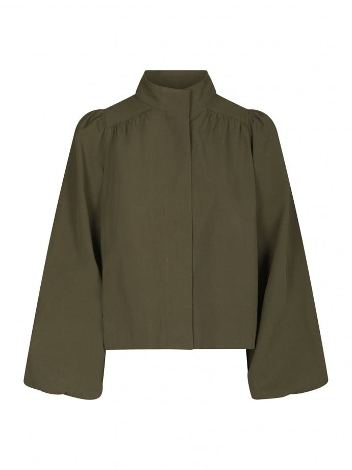 NEO NOIR JACKA TIRSA TWILL ARMY