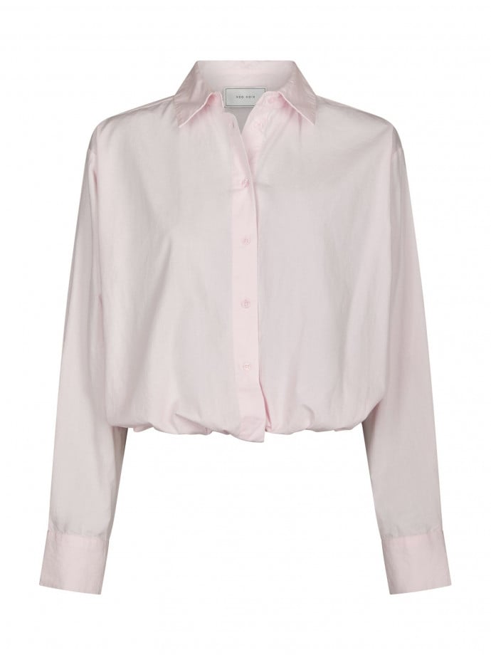 NEO NOIR SKJORTA EMMANA C POPLIN LIGHT PINK