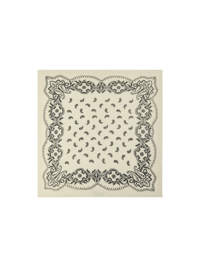 NEO NOIR SJAL ADELINA PAISLEY OFF WHITE