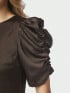 NEO NOIR BLUS BENUA HEAVY SATEEN DARK BROWN