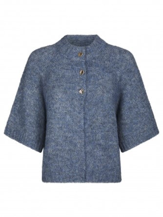 NEO NOIR KOFTA BENUTA FLUFFY KNIT SMOKE BLUE