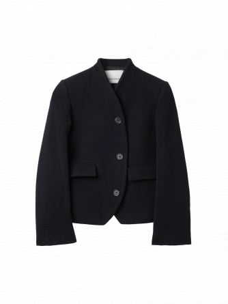 DAGMAR JACKA SHORT CURVED BLACK