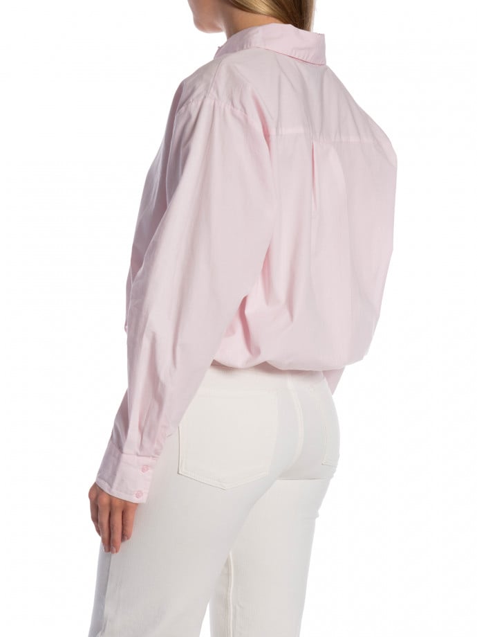 NEO NOIR SKJORTA EMMANA C POPLIN LIGHT PINK