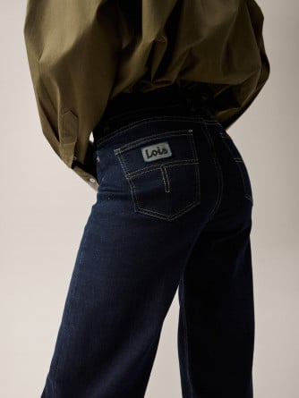 LOIS JEANS PALAZZO DEEPLY RINSE L32