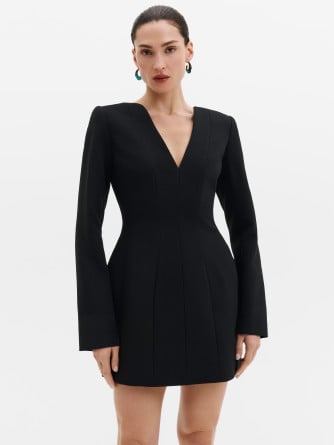 MALINA KLÄNNING NINNI HOURGLASS MINI BLACK