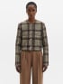 MALINA JACKA NINETTE DRESSED STEEL CHECKS