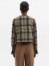 MALINA JACKA NINETTE DRESSED STEEL CHECKS