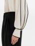 MALINA BLUS BEA CONTRAST EDGE CHIFFON VANILLA