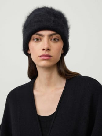 LISA YANG MÖSSA BRUSHED BEANIE BLACK