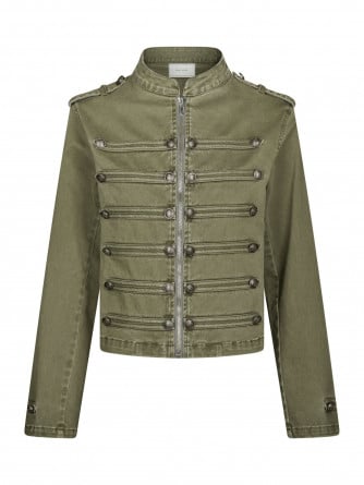 NEO NOIR JACKA SIVENA DENIM ARMY
