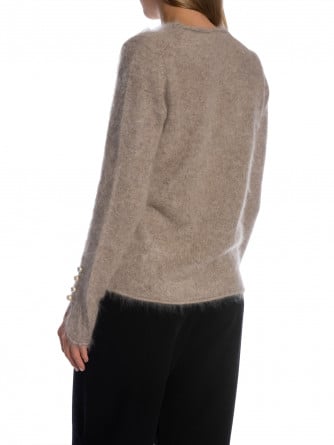 O´TAY TRÖJA ABBELONE BRUSHED CASHMERE MINK