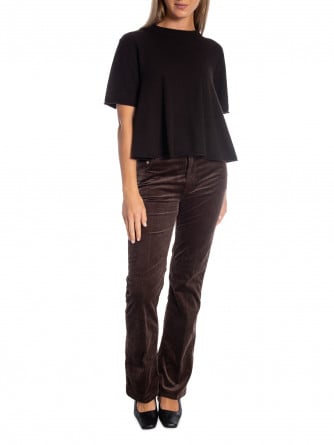 GANT BYXA CORDUROY FLARE DEEP BROWN
