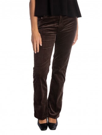 GANT BYXA CORDUROY FLARE DEEP BROWN