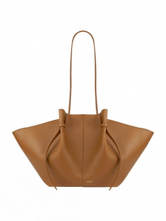 YUZEFI VÄSKA LARGE MOCHI PEBBLE GARIN LEATHER HAZEL