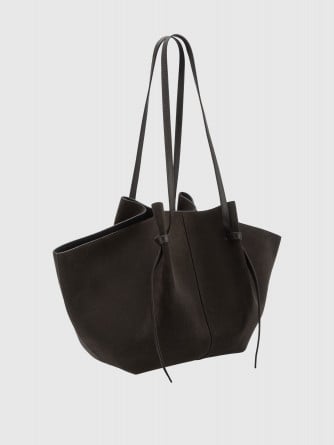 YUZEFI VÄSKA LARGE MOCHI SUEDE GANACHE