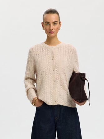 SELECTED FEMME KOFTA LULU NEW BIRCH MELANGE