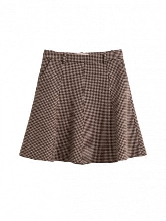 GANT KJOL HOUNDSTOOTH FLARE FADED TAUPE