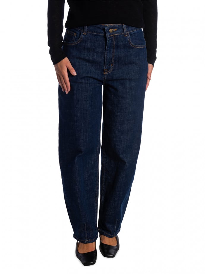 MY ESSENTIAL WARDROBE JEANS LUCY 187 DARK BLUE