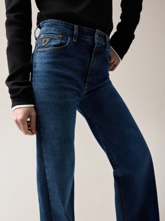 LOIS JEANS PALAZZO TOMBSTONE DARKNESS L32