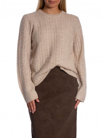 SELECTED FEMME TRÖJA LULU NEW BIRCH MELANGE