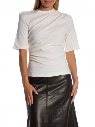 SELECTED FEMME TOPP OLINE LIGHT TWIST EGRET