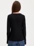 FILIPPA K TOPP SCOOPED LONGSLEEVE BLACK