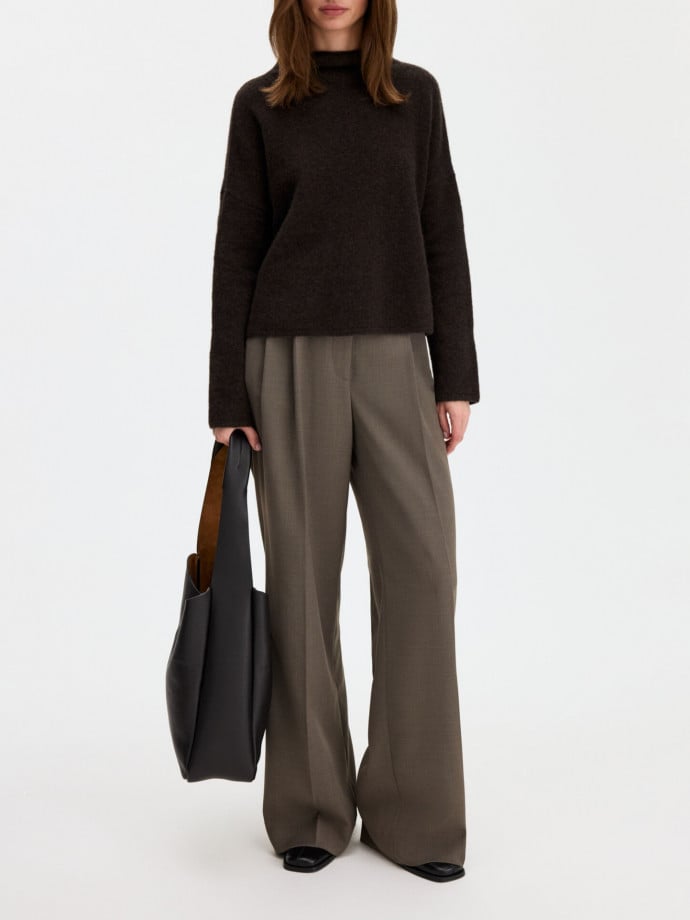 FILIPPA K TRÖJA MIKA YAK GOLDEN BROWN