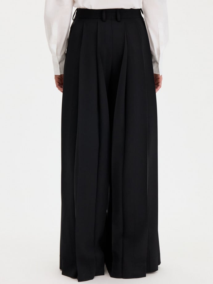 FILIPPA K BYXA FULLY PLEATED BLACK