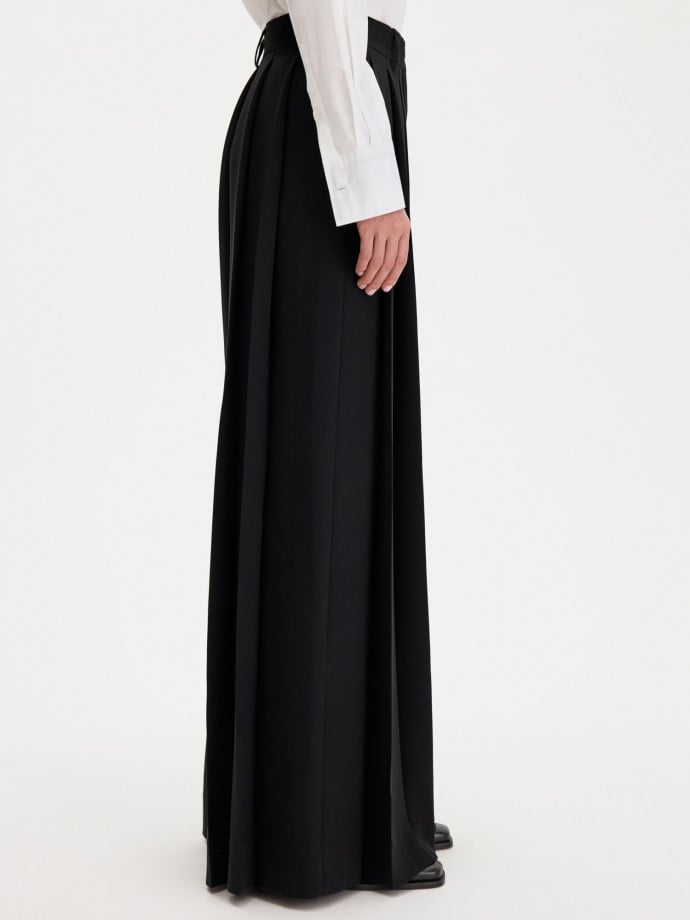 FILIPPA K BYXA FULLY PLEATED BLACK