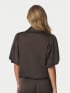 NEO NOIR BLUS PARISA HEAVY SATEEN DARK BROWN