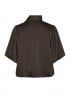 NEO NOIR BLUS PARISA HEAVY SATEEN DARK BROWN