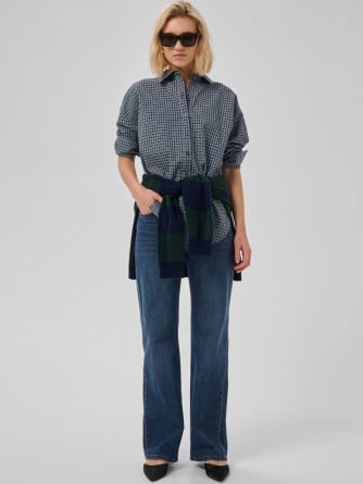 MY ESSENTIAL WARDROBE JEANS THE LOUIS 139 DARK BLUE L30