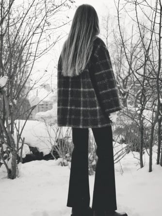 BRIXTOL TEXTILES JACKA SKYE BLUE CHECK