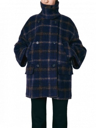 BRIXTOL TEXTILES JACKA SKYE BLUE CHECK
