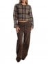 MALINA JACKA NINETTE DRESSED STEEL CHECKS