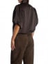 NEO NOIR BLUS PARISA HEAVY SATEEN DARK BROWN