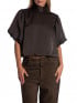 NEO NOIR BLUS PARISA HEAVY SATEEN DARK BROWN