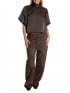 NEO NOIR BLUS PARISA HEAVY SATEEN DARK BROWN
