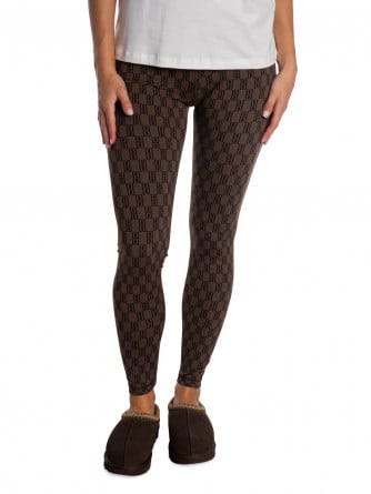 BY MALENE BIRGER LEGGINGS POLENE DARK MAHOGANY